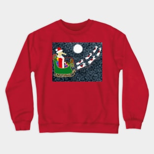 Santa Dachshund Crewneck Sweatshirt